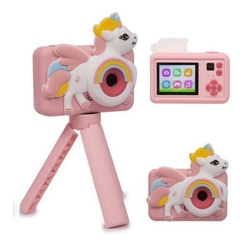CAMARA FOTOS KOOLTECH IKIDS2B UNICORNIO ROSA